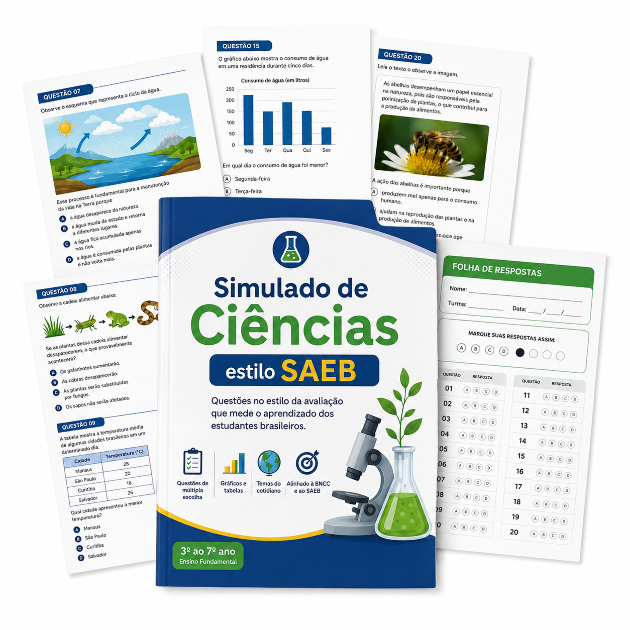 Simulado de Ciências estilo SAEB